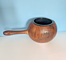 Vintage Bacardi Rum Wooden Ice