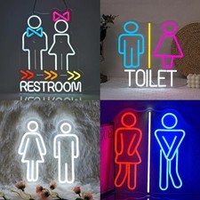 LED Neon Toilet Restroom