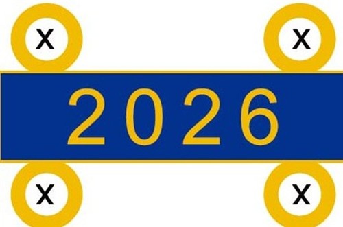 Speedway metal year bar 2026 - metal,