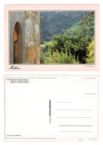 Postcard mallorca european - postcard,