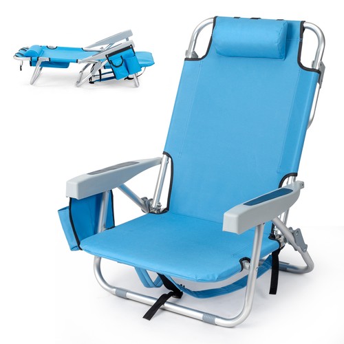 Portable folding beach chair - beach,