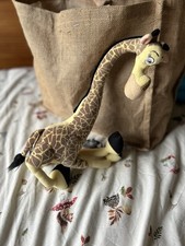 COLLECTABLE MADAGASCAR3 GIRAFFE - MELMAN CUDDLY PLSH TOY DISNEY DREAMWORKS VGC