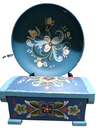 Vtg norwegian folk art - folk,