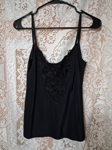 Vintage black spaghetti strap - vintage,