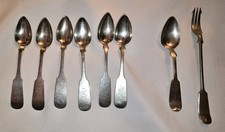 6 Antique 1850's OSCAR O.E