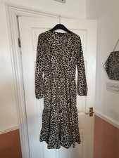 Leopard Print Long Sleeve Mid
