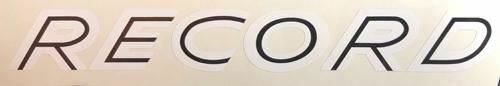 Raleigh record decal - record,