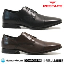 Mens red tape leather shoes - mens,