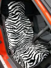 Zebra faux fur car seat covers, suits to fit all Porsche car models-Full set