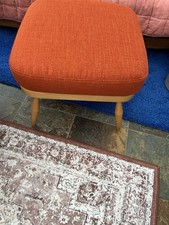 Ercol Blonde Stool With New