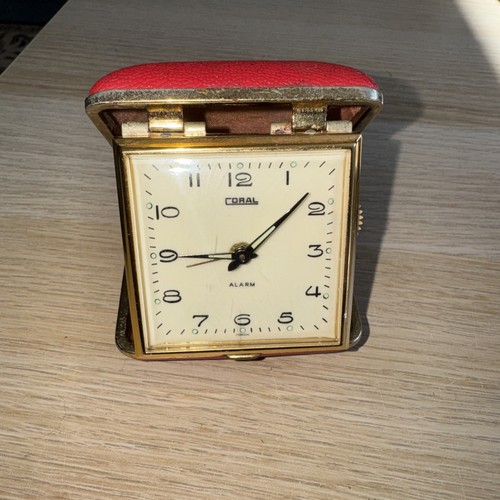 Vintage coral folding travel - vintage,
