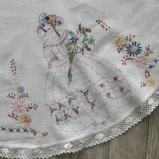 Vintage Hand Embroidered Lace