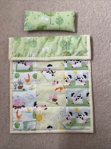 Dolls cot pram quilt - pram,