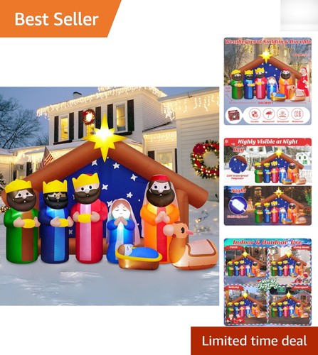 8ft led christmas - 8ft, inflatable