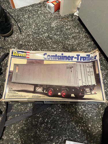 Revell container trailer 25 - revell, 1-25