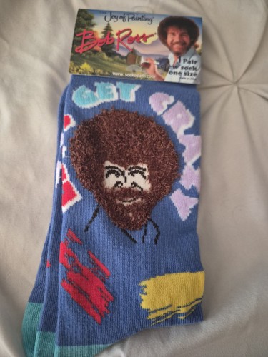Pair bob ross socks - 1, of