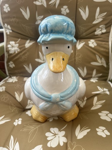 Duck goose cookie jar - duck,