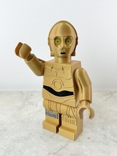 3D Printed. 9" Brick inspired Deluxe C3PO Figure