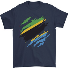 Torn Tanzania Flag Tanzanian