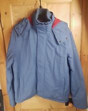 Fat Face Mens Large Hooded Coat,Explorer Style.Blue,Fleece-lined,Water resist.