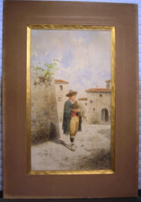 Antique Italian Watercolor