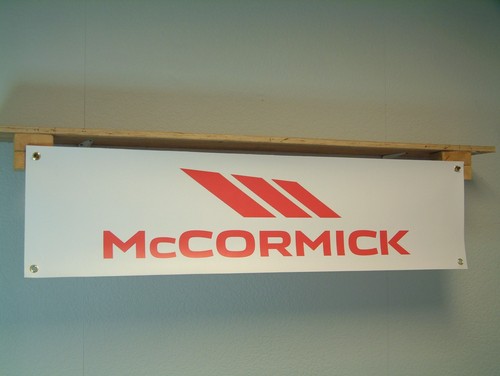 Mccormick banner tractor shed - tractor,