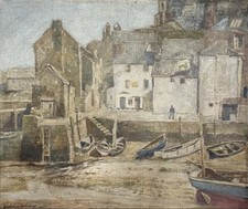 Original Vintage c1930s Oil