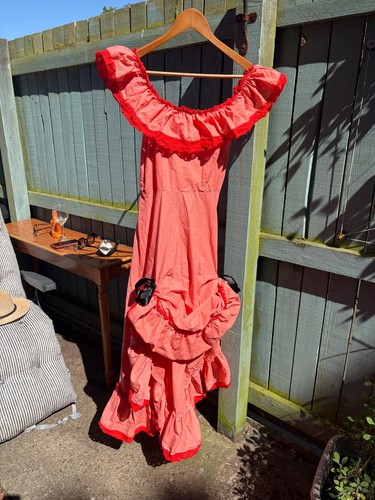 Vintage coral flamenco - vintage, flamenco-style