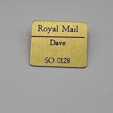 Vintage GPO Brass Name Tag Badge