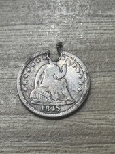 USA, Half Dime, 1845, 0.900
