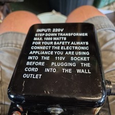 Simran THG-100 1500 Watt Step Down Transformer 220 Volt To 110 volt