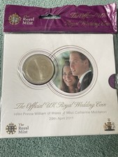 Royal Mint 2011 Royal Wedding HRH Prince William & Kate £5 Coin Pack New Sealed