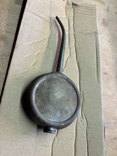 Vintage banjo oil can - oil, dated