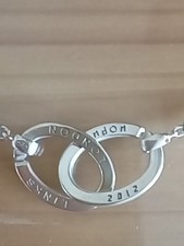 Links of London Limited 2012 Sterling Silver Necklace 44cm. Rare