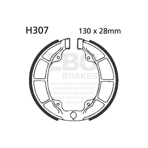 Ebc brake shoe - brake, set