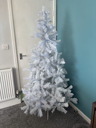 6ft artificial white christmas - white,