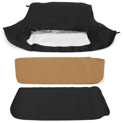 Convertible soft top window - top, w/window