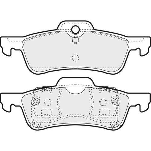 Brake pads set for - brake, mini
