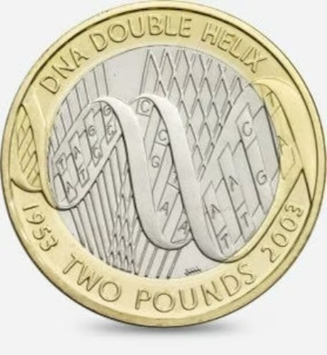 2003 two pound - dna, double