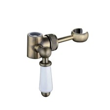 Rigid Shower Riser Rail Lever Traditional Antique Brass Solid Brass ENKI B08