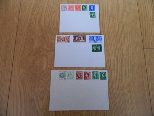 Old postage stamps on - old,