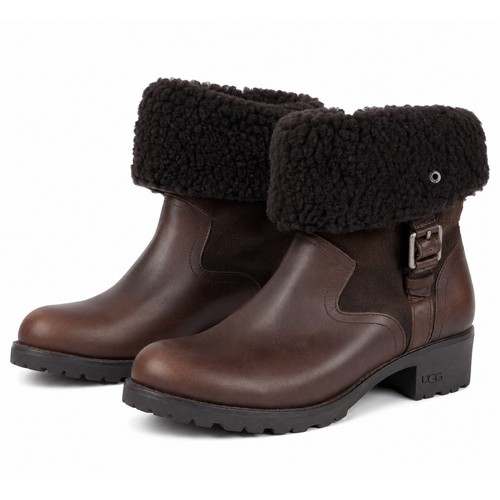 Ugg lynnea brown leather - lynnea,
