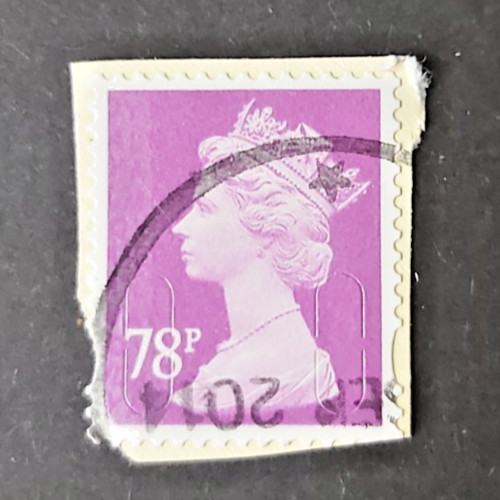Security machin 78p - 78p, stamp