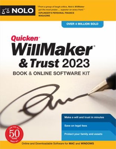 Quicken willmaker and trust - quicken,