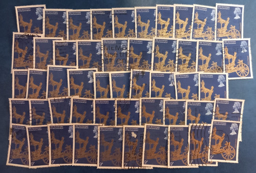 100~9p~Blue~GB~Commemoratives~