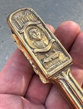 Vintage Early 1900's Solid Brass William Shakespeare Nutcrackers