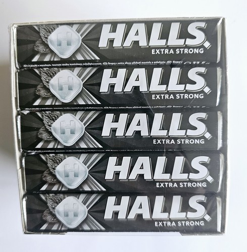 Halls extra strong packs - strong.,