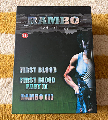 Rambo dvd trilogy - dvd, box