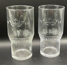 Greene King Pint Glasses Set of 2 Brewery Pub Bar Collectible Breweriana UK