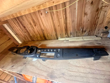 MGB Dashboard, for Chrome Bumper Toggle Switch Type- Wrinkle Black Powdercoat